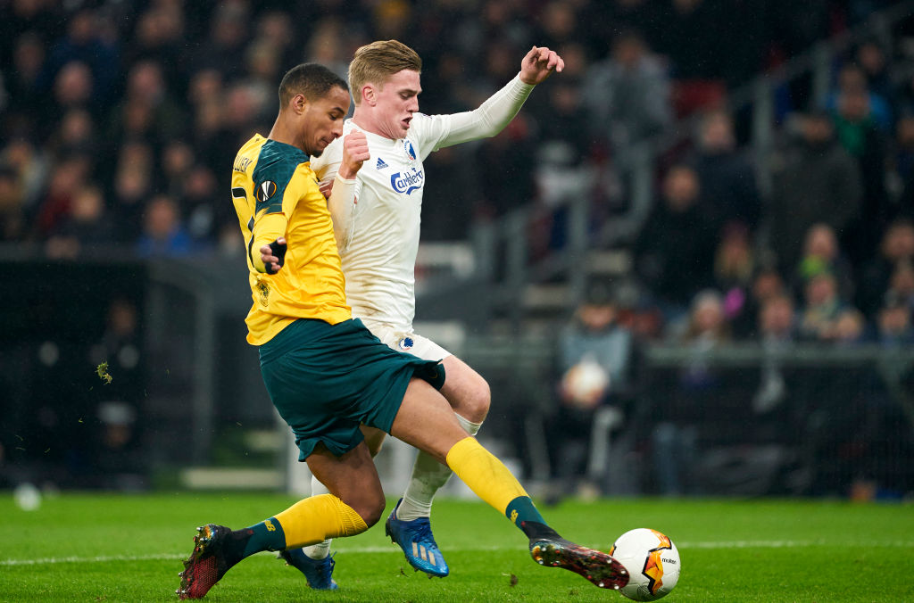 Christopher Jullien in action for Celtic
