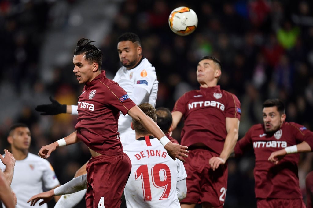 Cluj and Sevilla played out a 1-1 draw last night