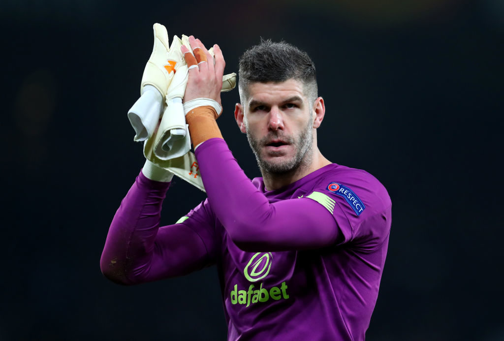 On loan Celtic goalkeeper Fraser Forster