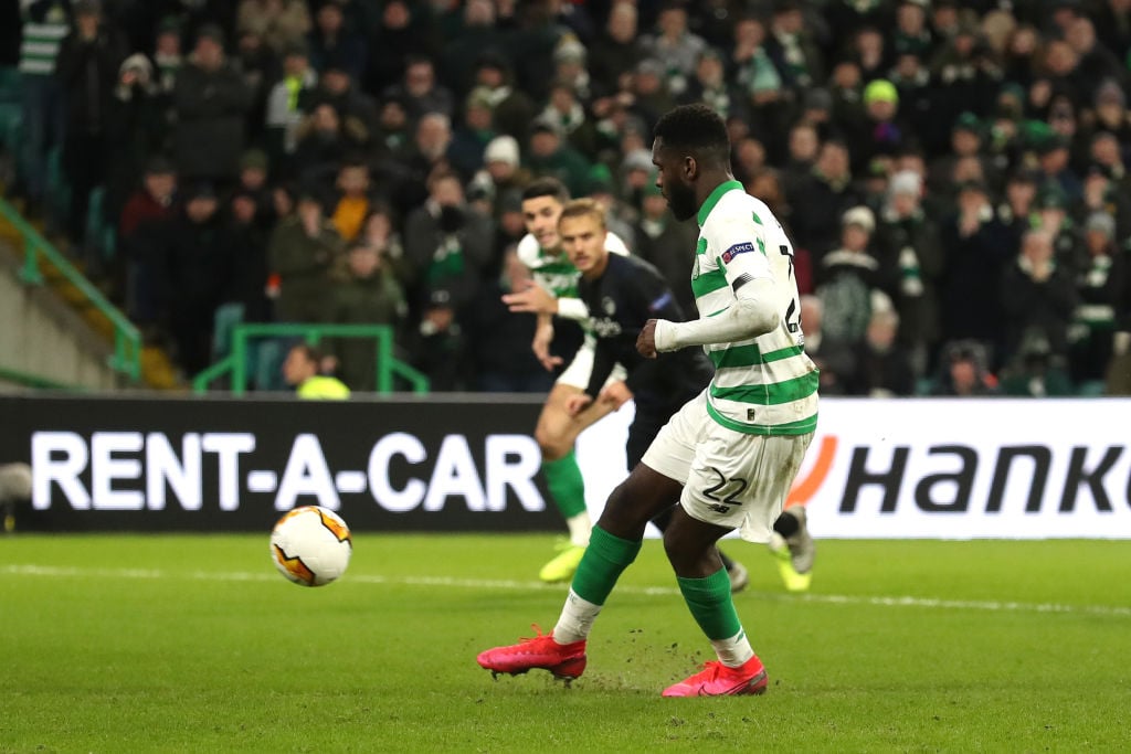 Some Celtic fans react to Odsonne Edouard penalty