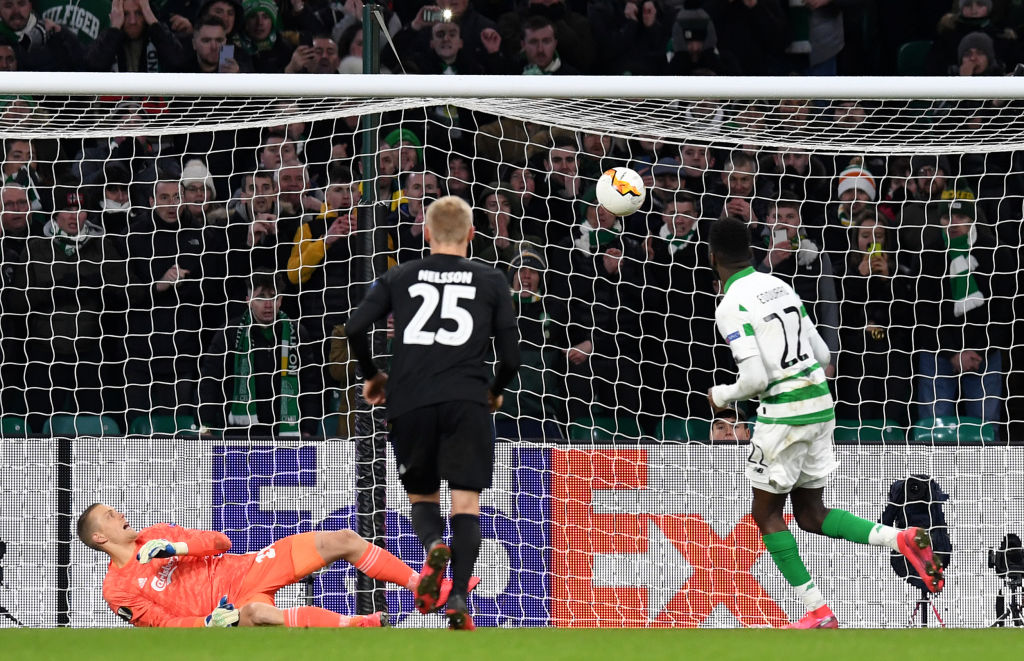 Edouard scored his penalty expertly