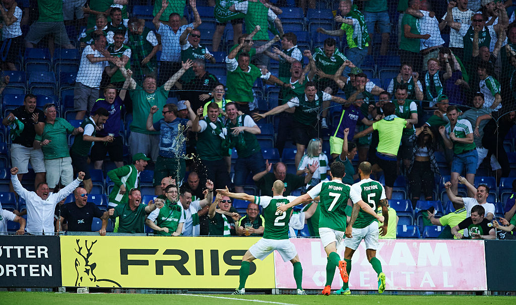 Hibs won 1-0 on the night