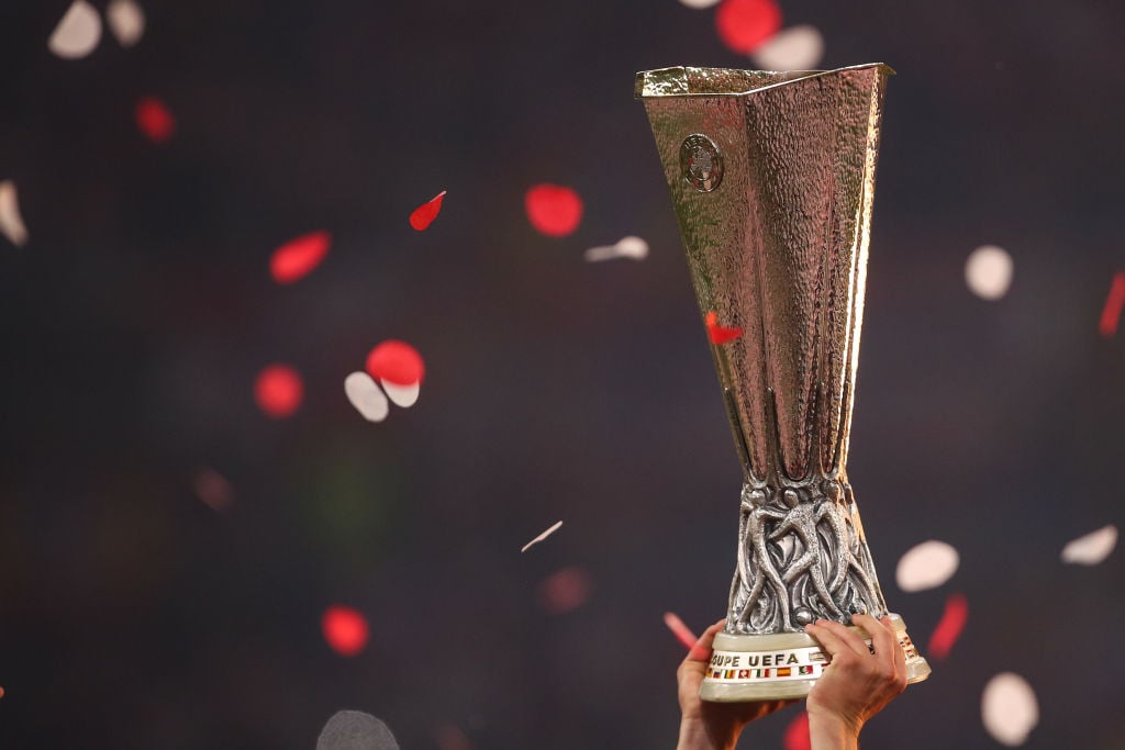 The Europa League trophy