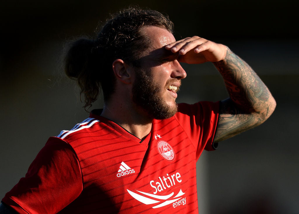 Stevie May during his Aberdeen days