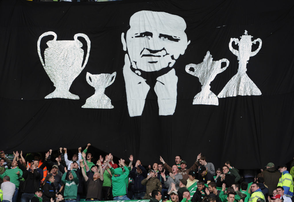 Celtic fans pay tribute to Jock Stein
