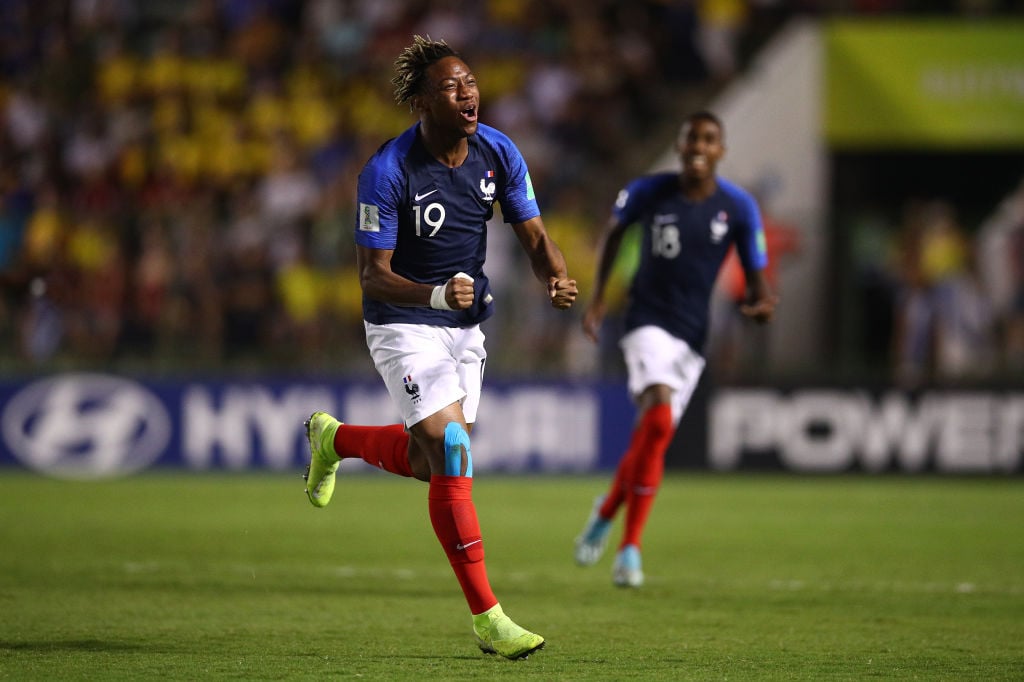 Soppy in action for France under-17s