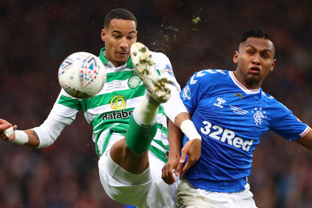 Celtic in action against Rangers