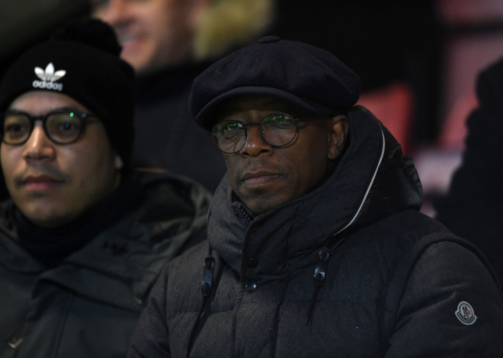 Arsenal great Ian Wright