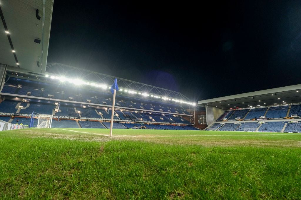 Some Celtic fans are not impressed at all with the Ibrox pitch just days before derby