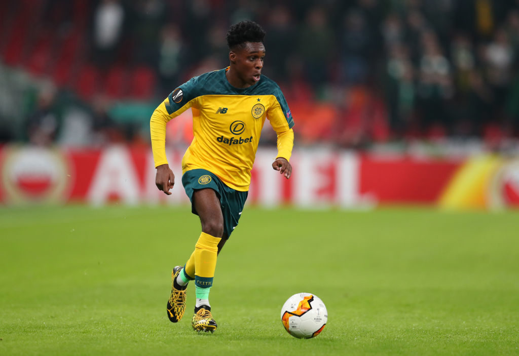 Jeremie Frimpong has been a bright light in the Celtic team this season