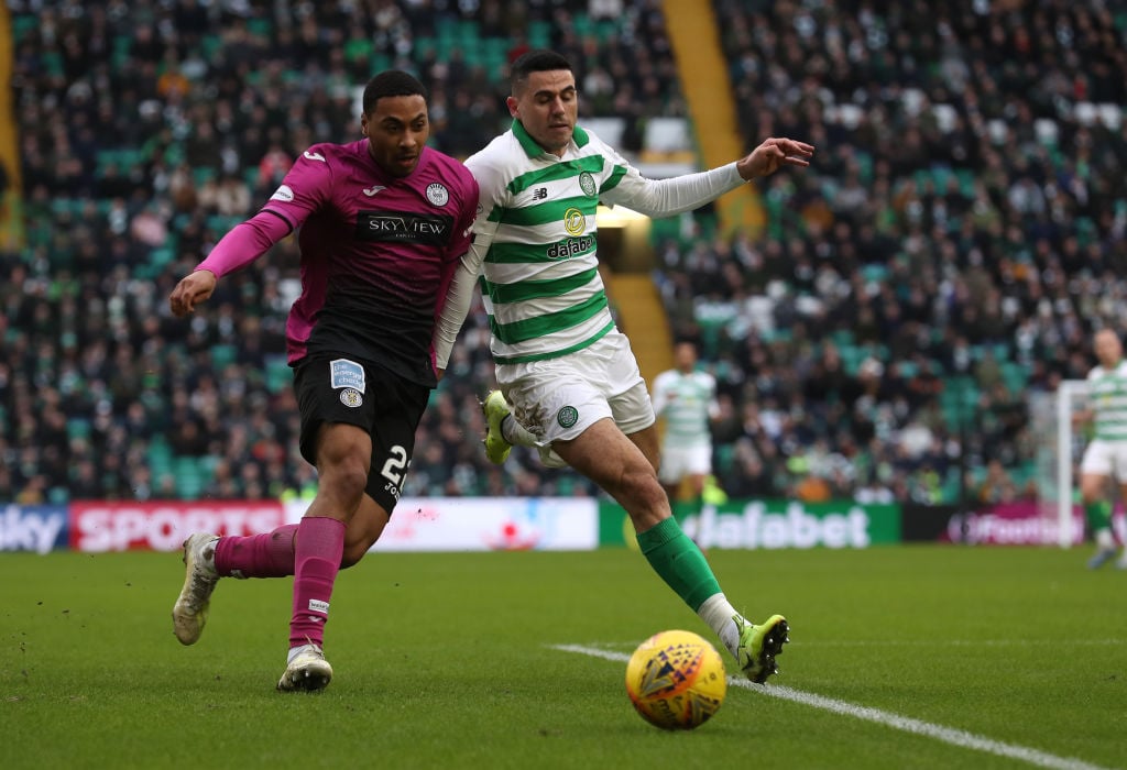 Tom Rogic in action against St Mirren