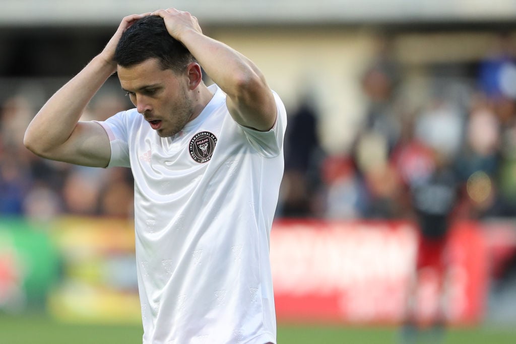 It was disappointment for Lewis Morgan