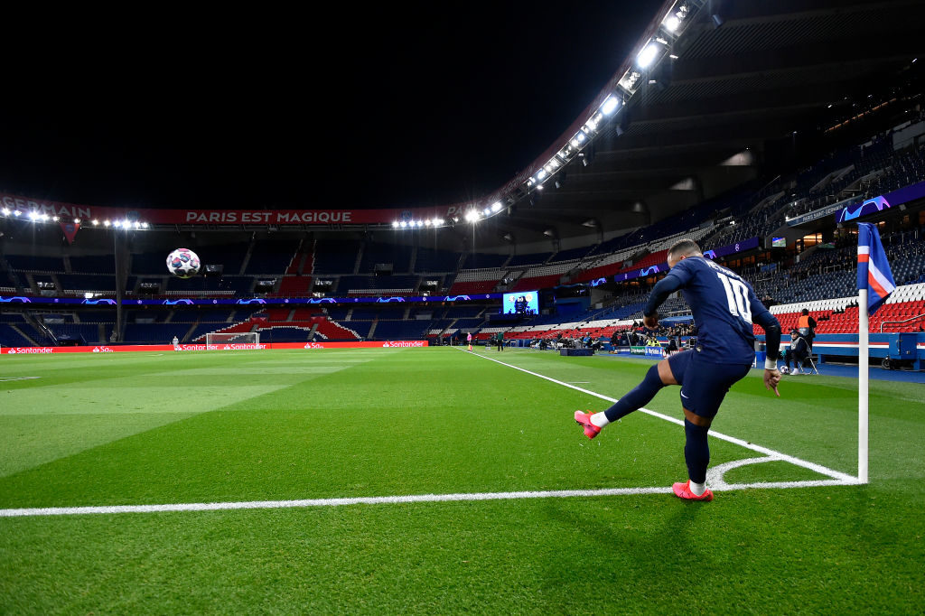 PSG vs Dortmund was played in front of no fans on Wednesday
