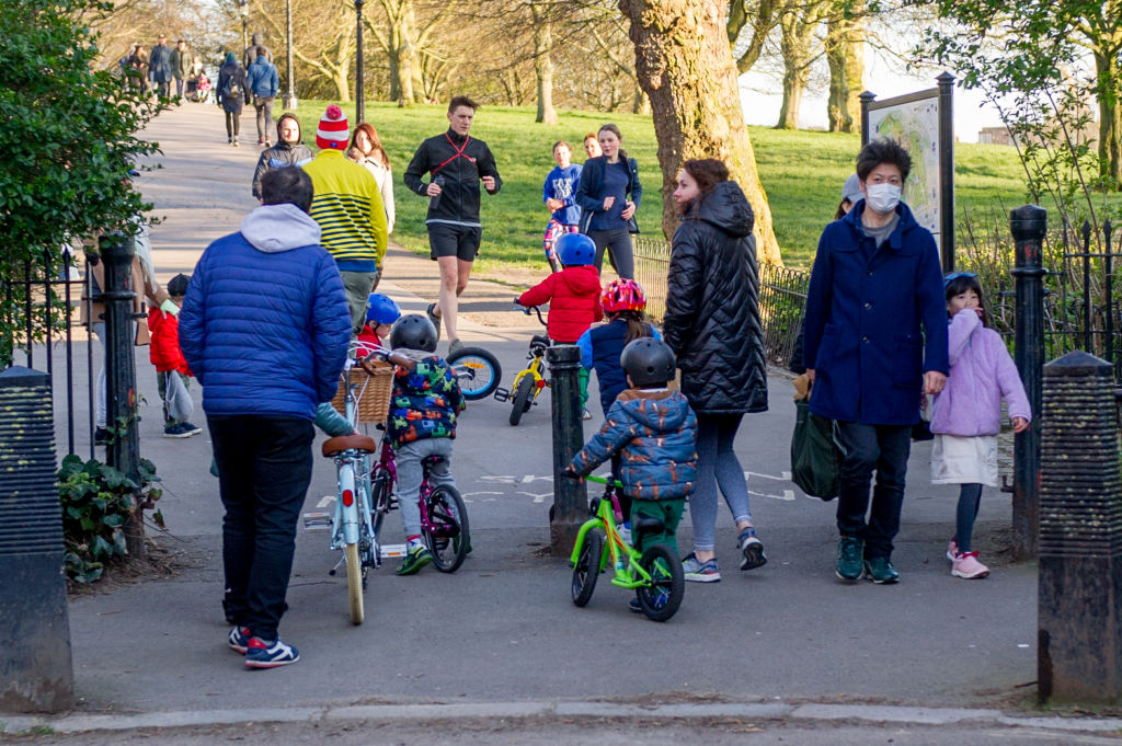 People are still gathering in public despite advice to the contrary
