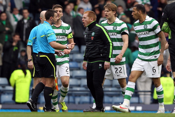 Neil Lennon during his first Parkhead spell