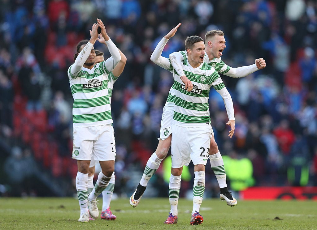 Former Celtic stars John Guidetti and Mikael Lustig