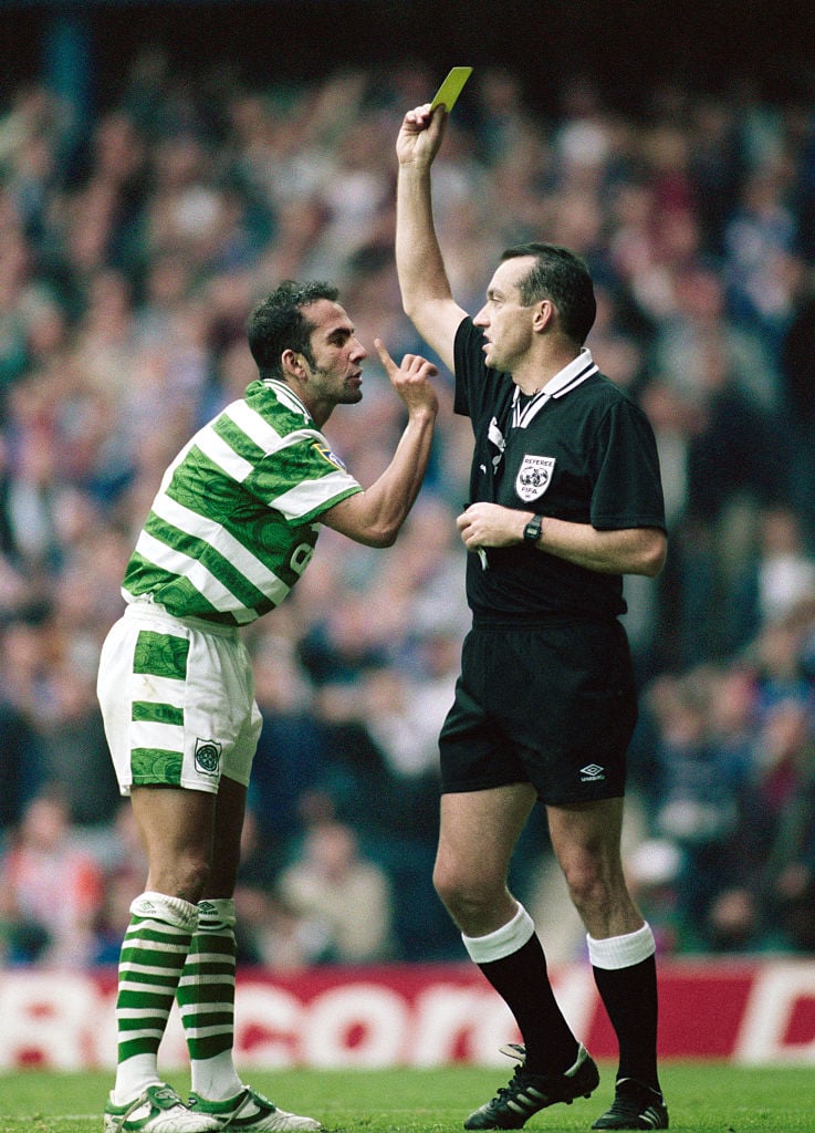 Paolo Di Canio during his one season with Celtic
