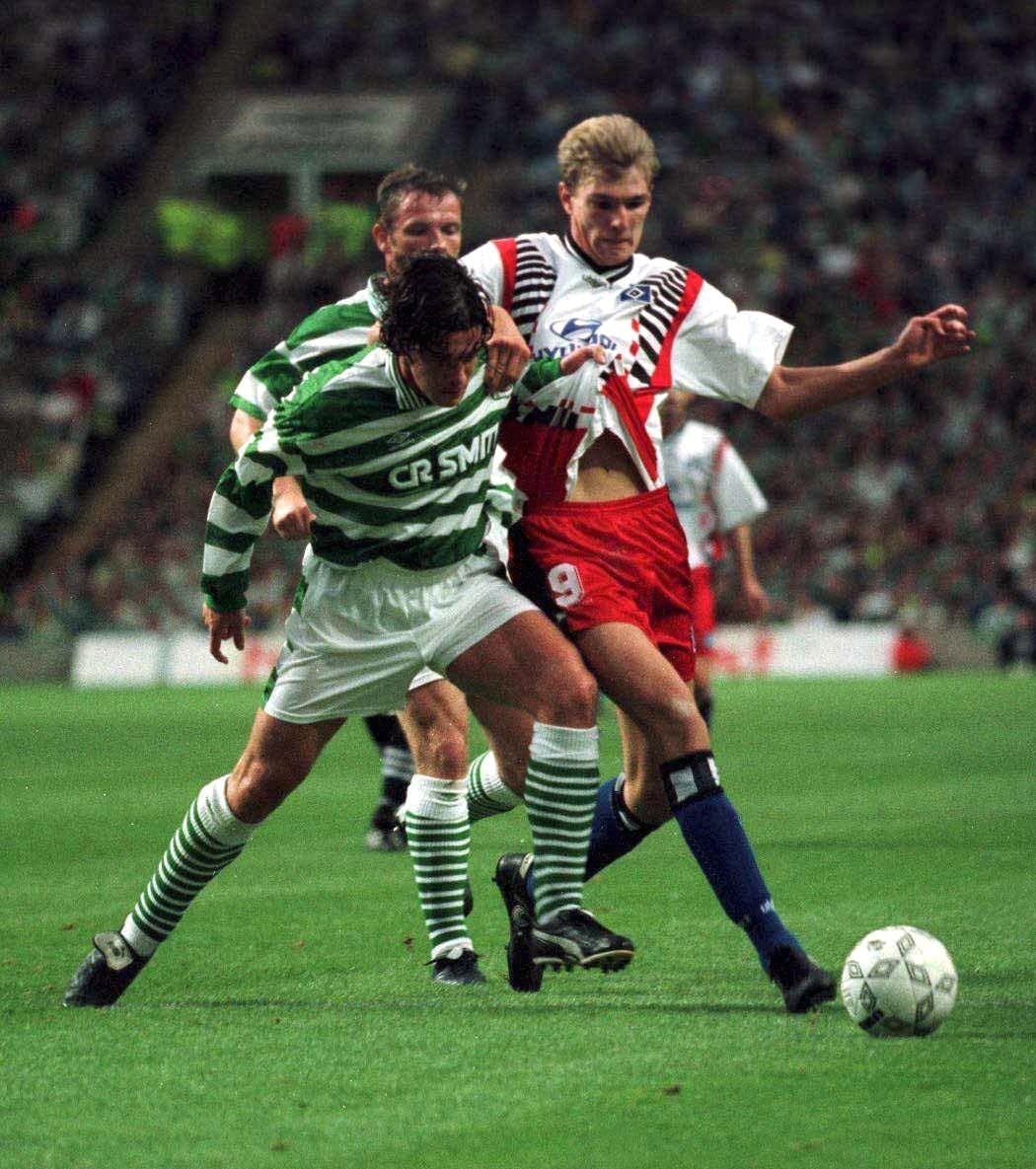 Brian O'Neil in action for Celtic