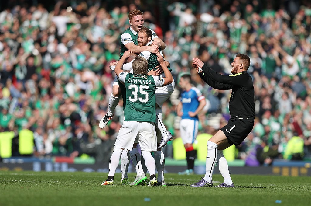 Hibs are the last team to win a major cup