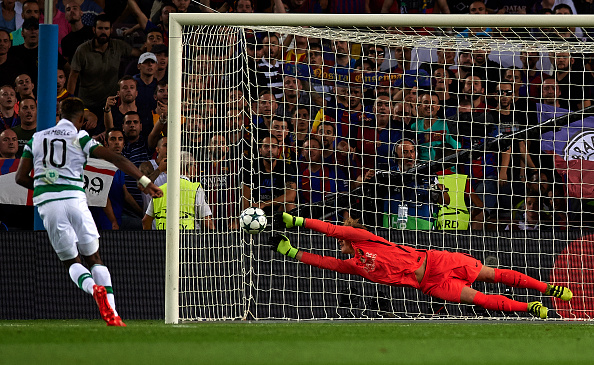 Marc ter Stegen met Celtic in 2016
