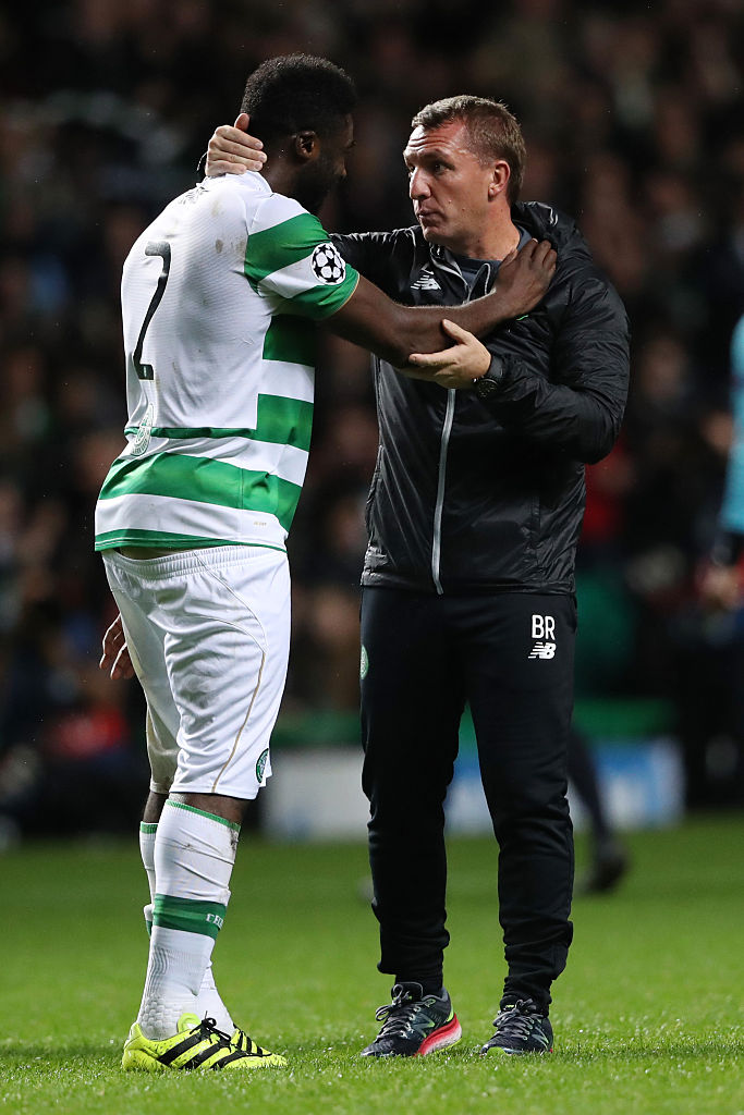 Kolo Toure and Brendan Rodgers