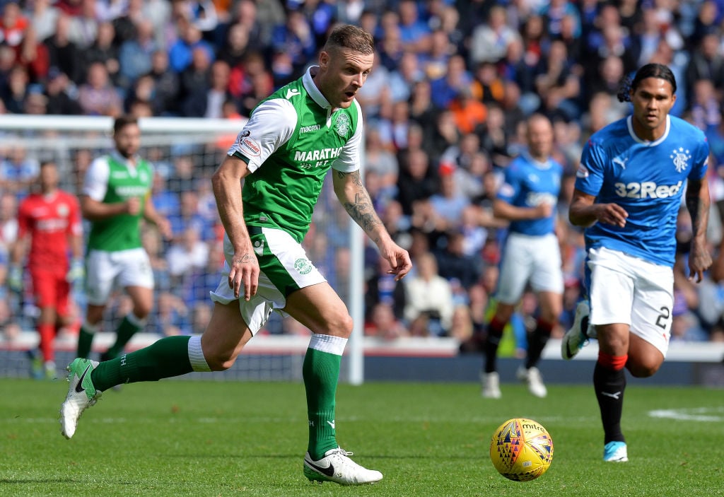 Stokes had a good spell at Hibernian
