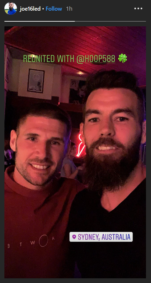 Ledley posted the image on his Instagram