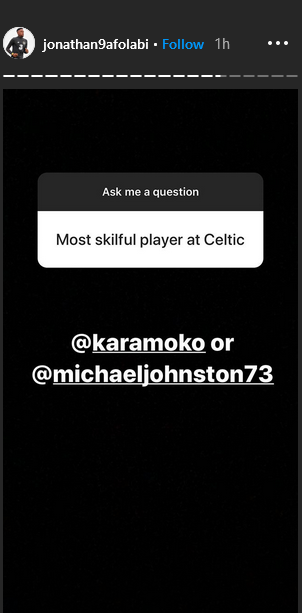Jonathan Afolabi Instagram