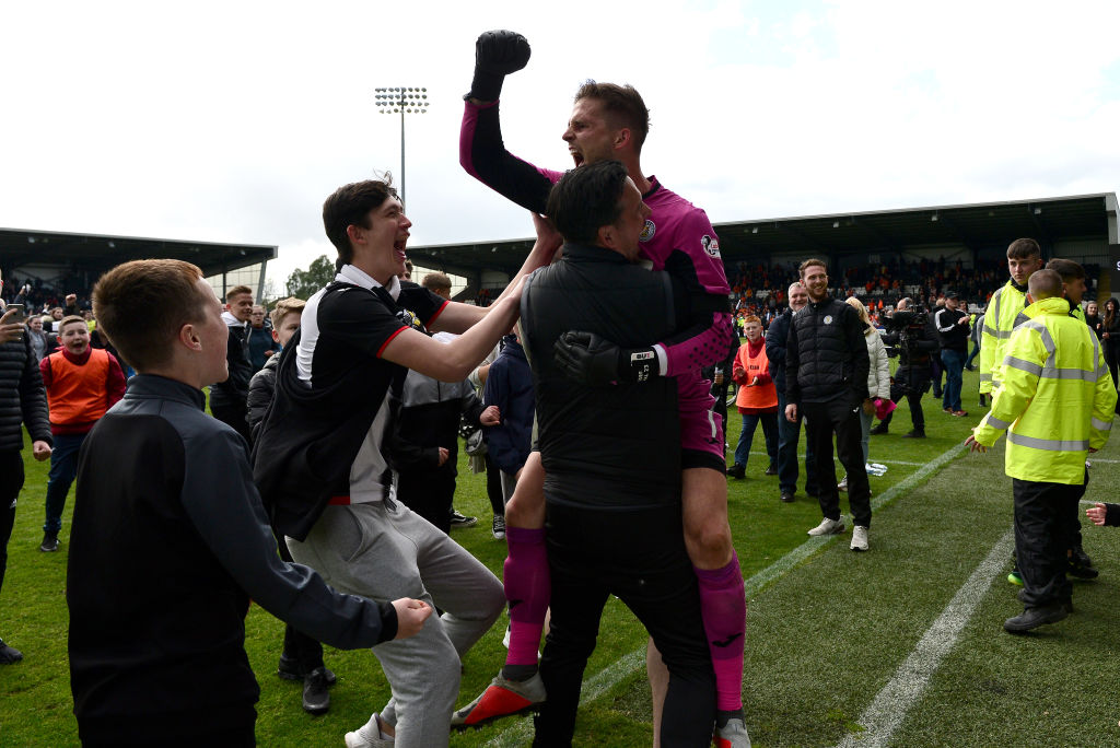 Reported Celtic target Vaclav Hladky celebrates a St Mirren win