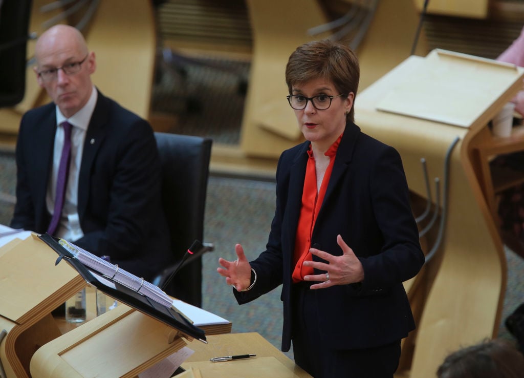 First Minister Nicola Sturgeon