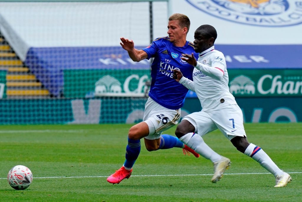 N'Golo Kante in action for Chelsea