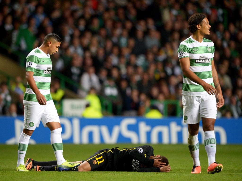 Neymar in his favourite position