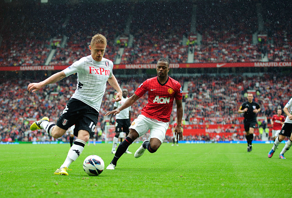 Damien Duff in action for Fulham