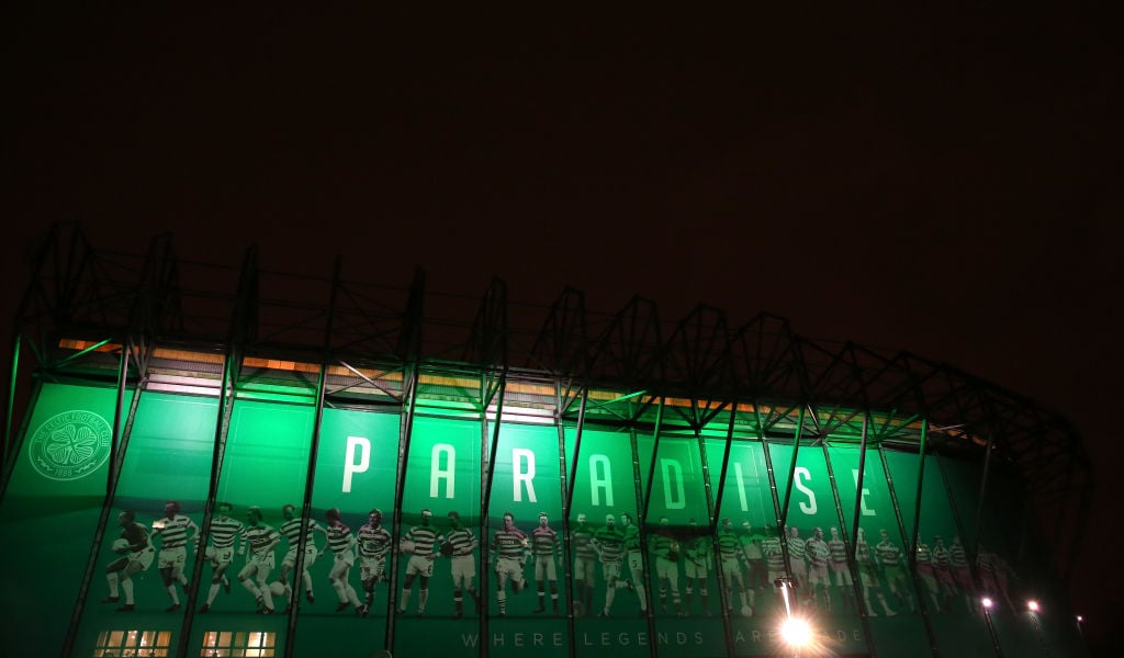 The lights of Celtic Park
