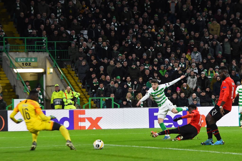 Mikey Johnston nets in our rout of Rennes