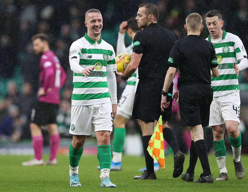 Leigh Griffiths scored a hat-trick the last time Celtic met St. Mirren