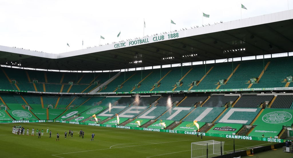 An empty Celtic Park
