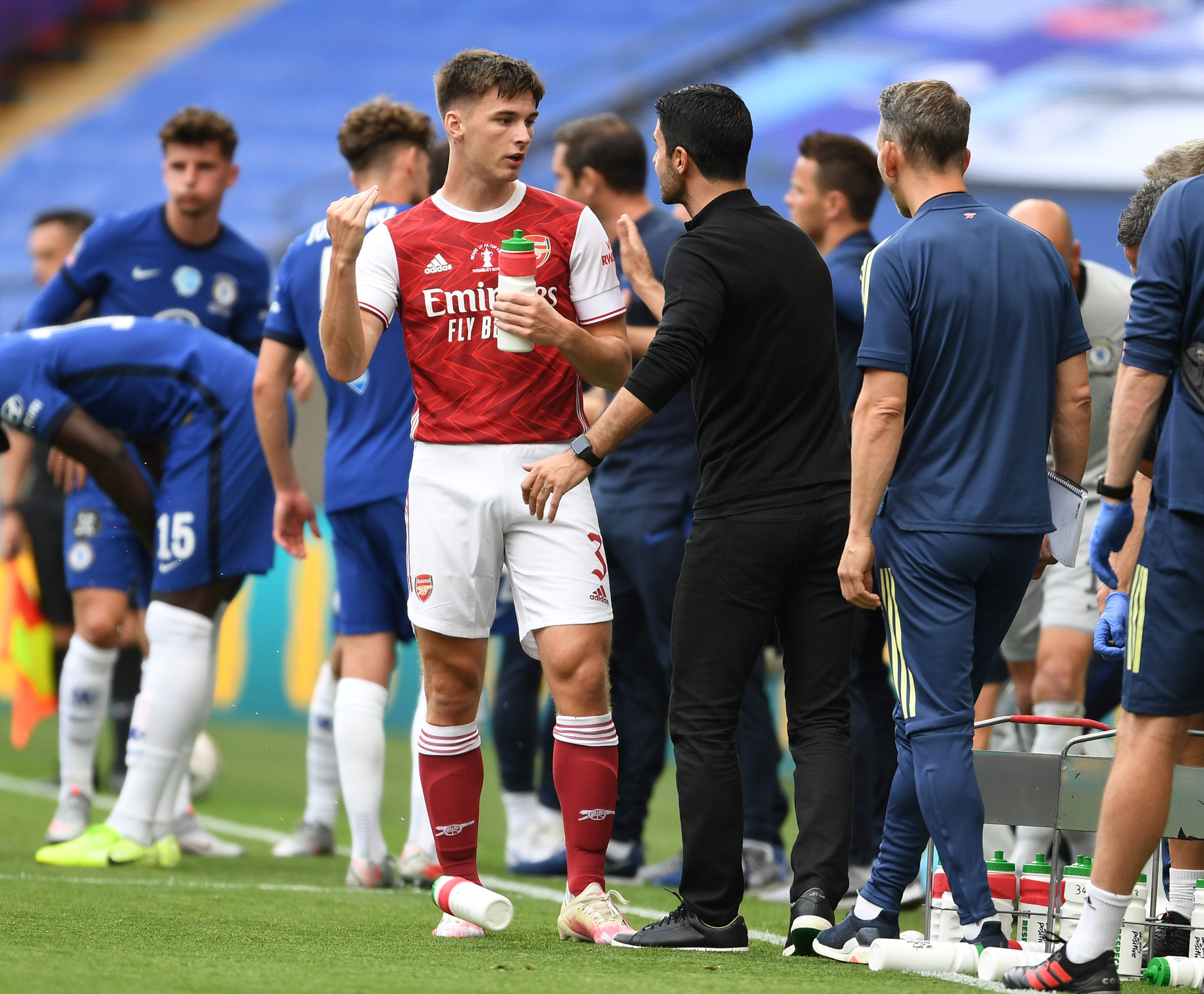 Former Celt Kieran Tierney, now of Arsenal