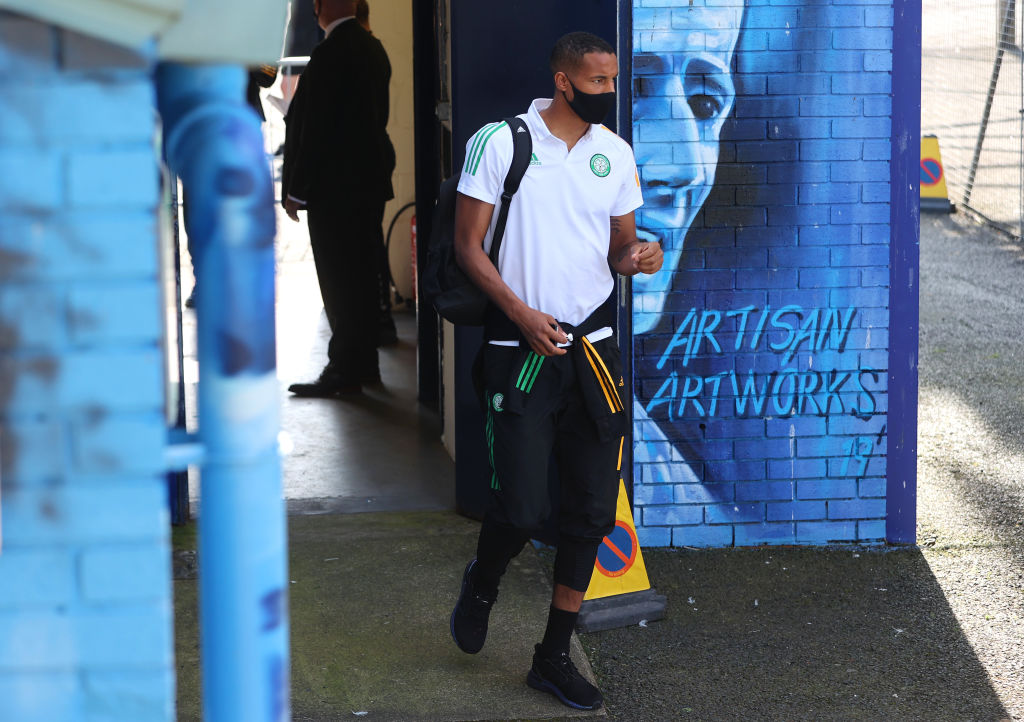 Celtic defender Christopher Jullien at Rugby Park