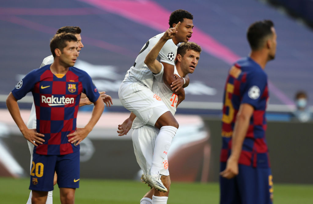 Barcelona were demolished by Bayern Munich