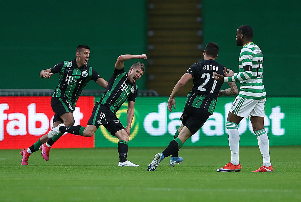 It was a sobering night at Parkhead