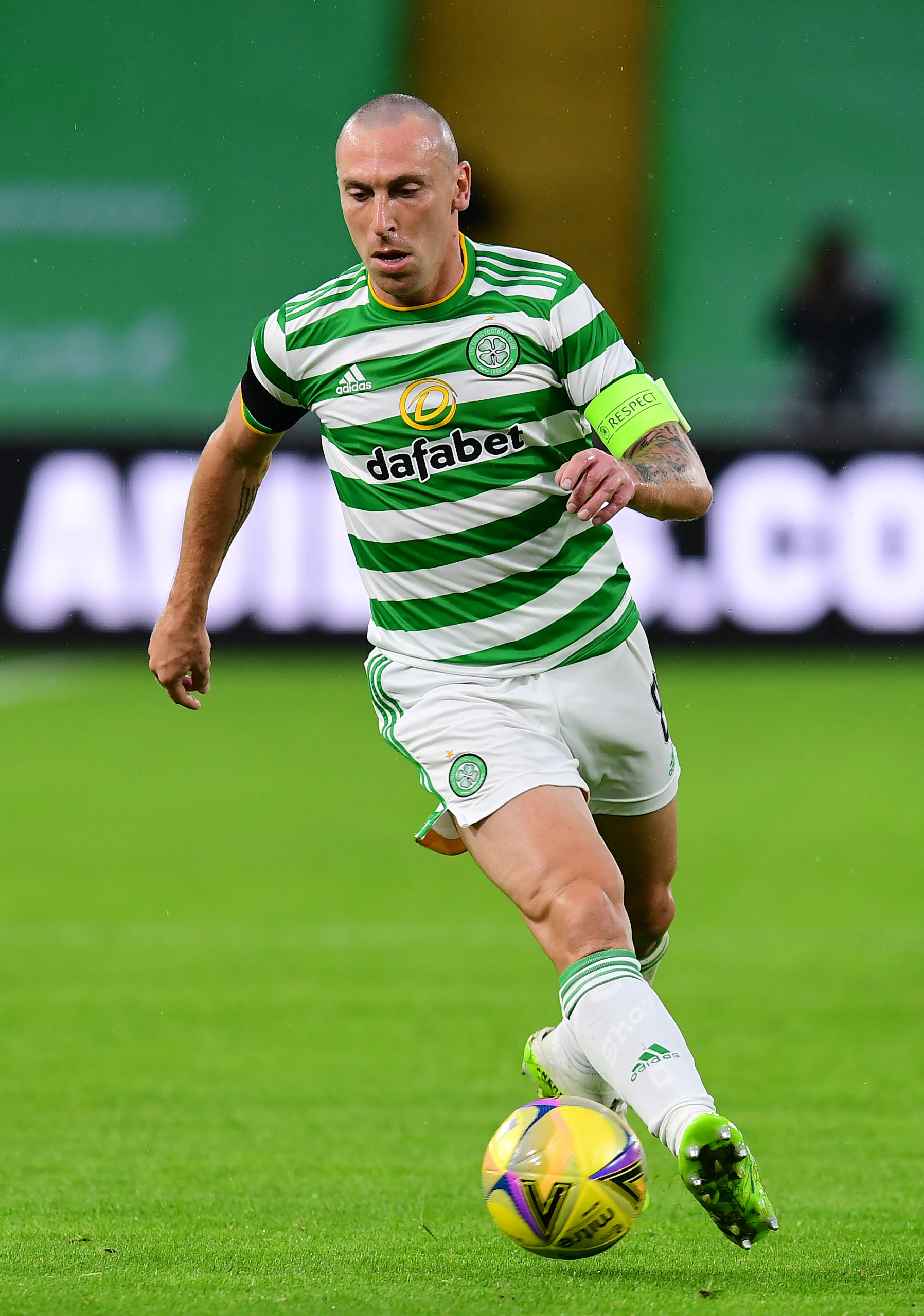 Scott Brown on the ball