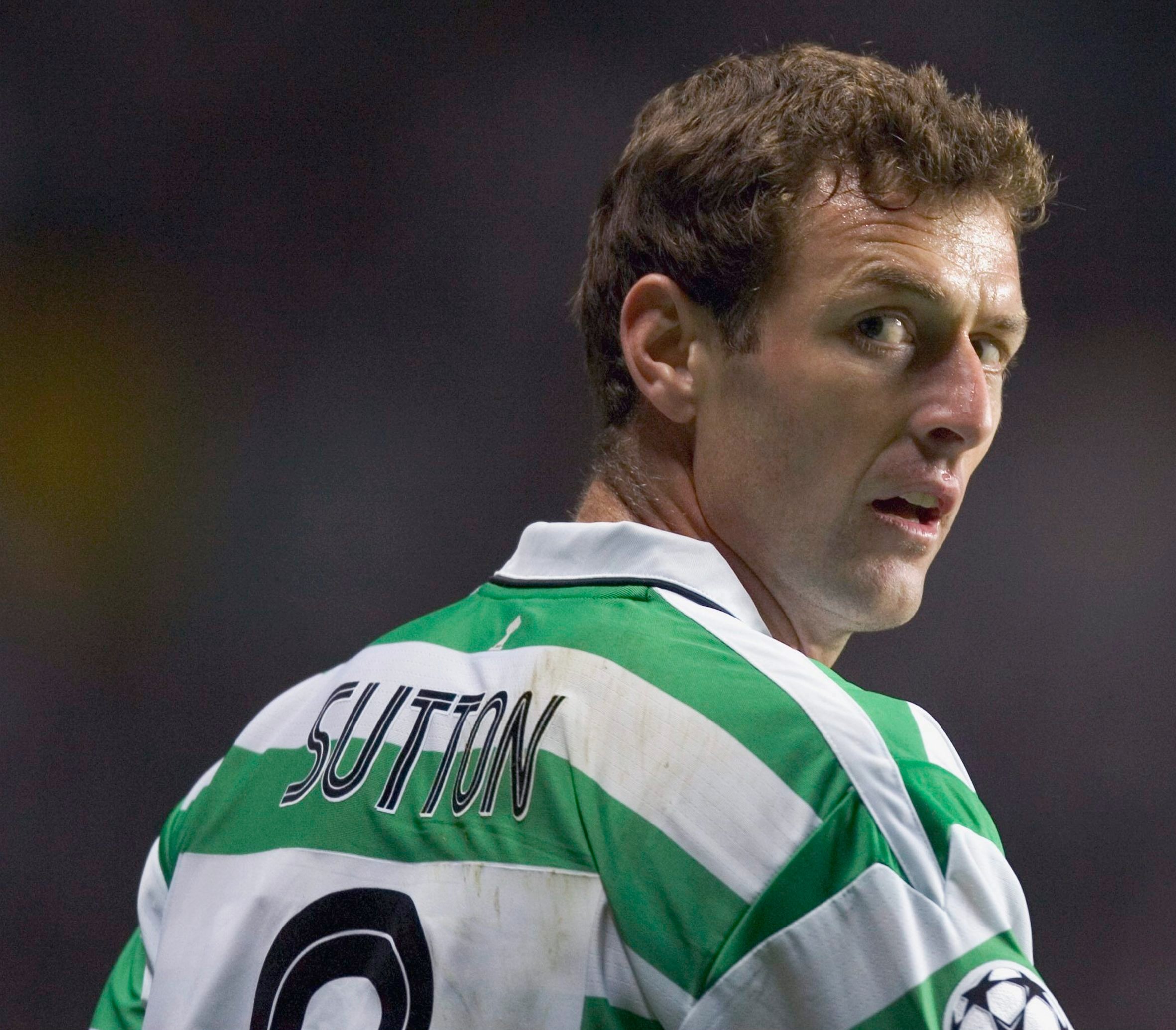 Chris Sutton in action for Celtic