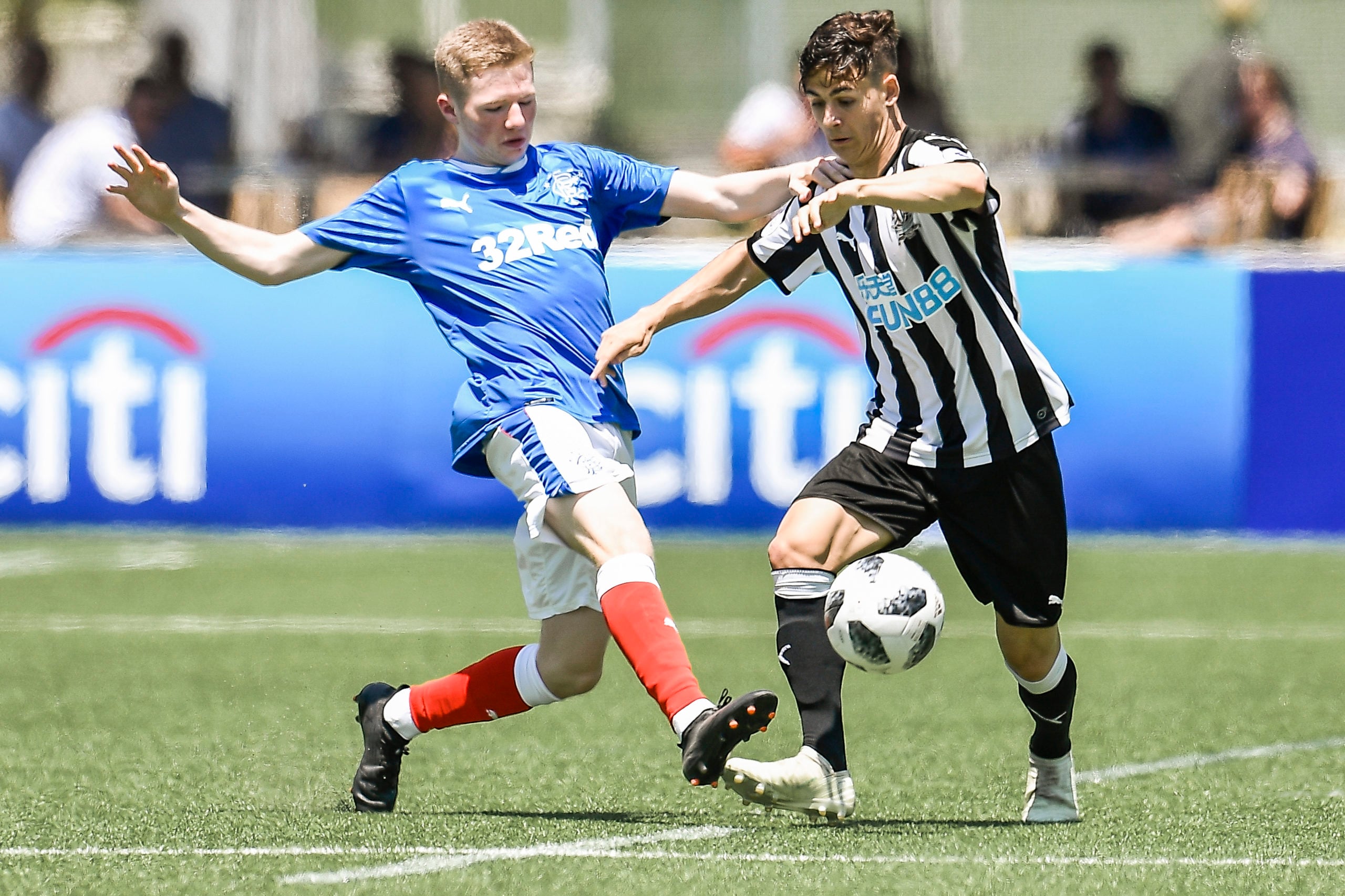 Liam Burt in action for Rangers before his second spell with Celtic