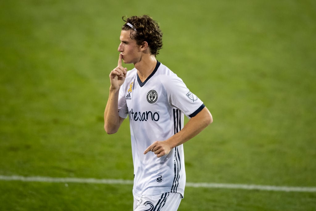 Brenden Aaronson scored a screamer last night