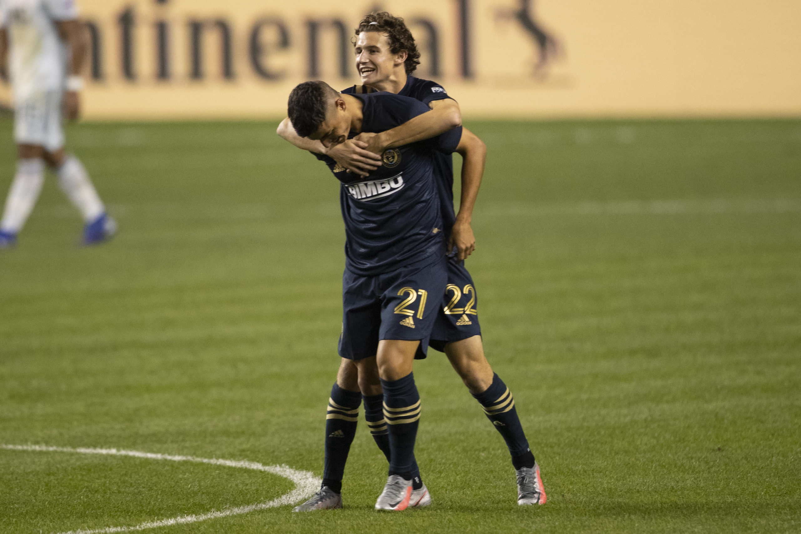 Celtic-linked Brenden Aaronson celebrates scoring for Philadelphia Union