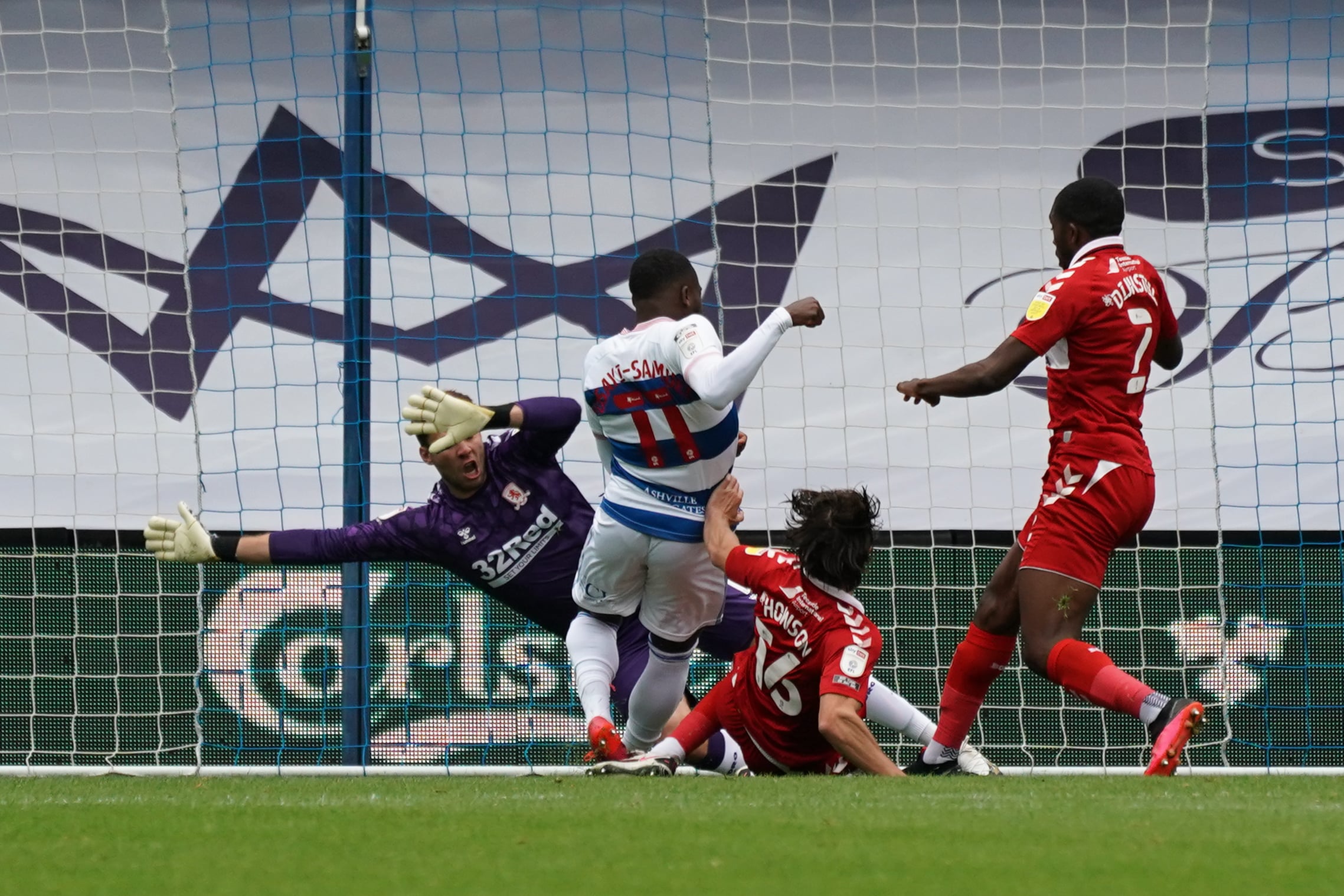 QPR winger Bright Osayi-Samuel scored against Middlesbrough