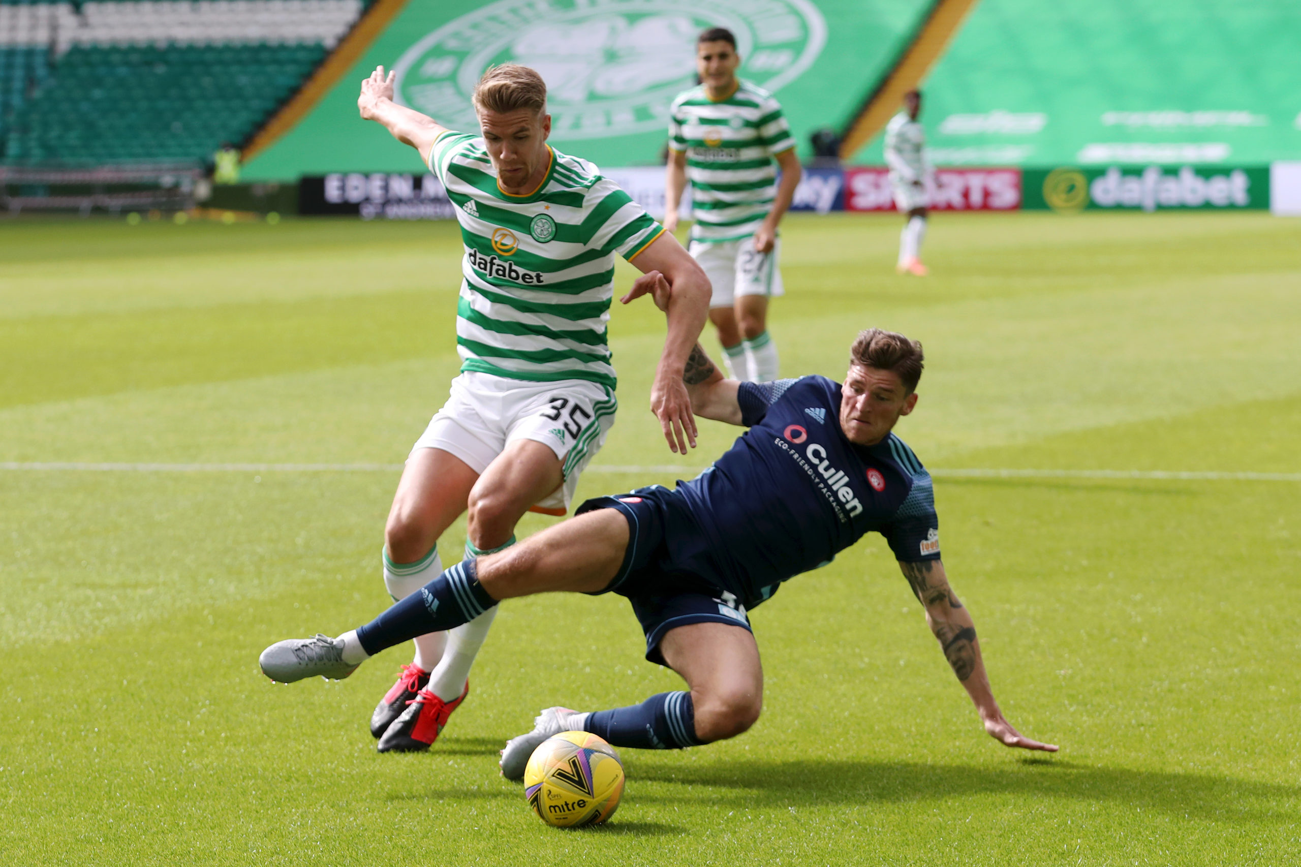 Michael Stewart discusses problem with Kristoffer Ajer's Celtic defending on Sportscene