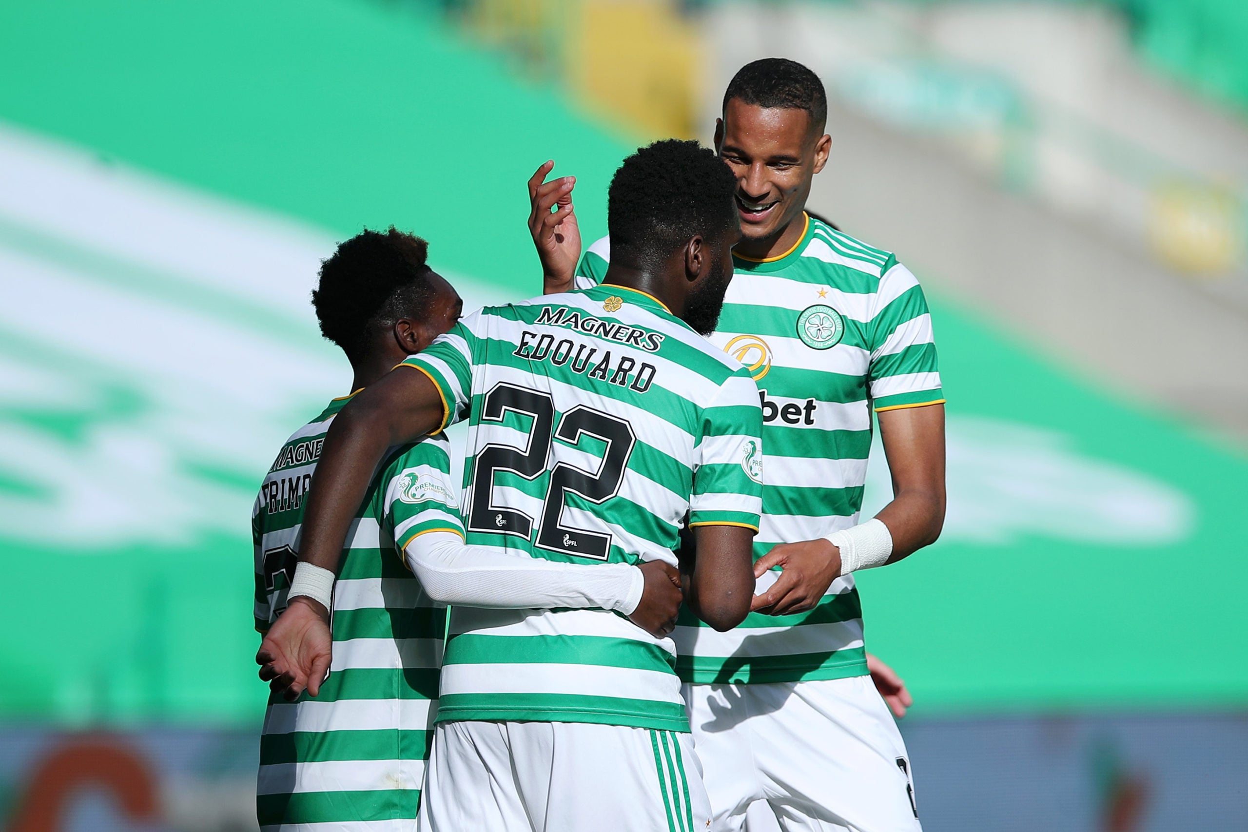 Edouard after scoring against Hamilton