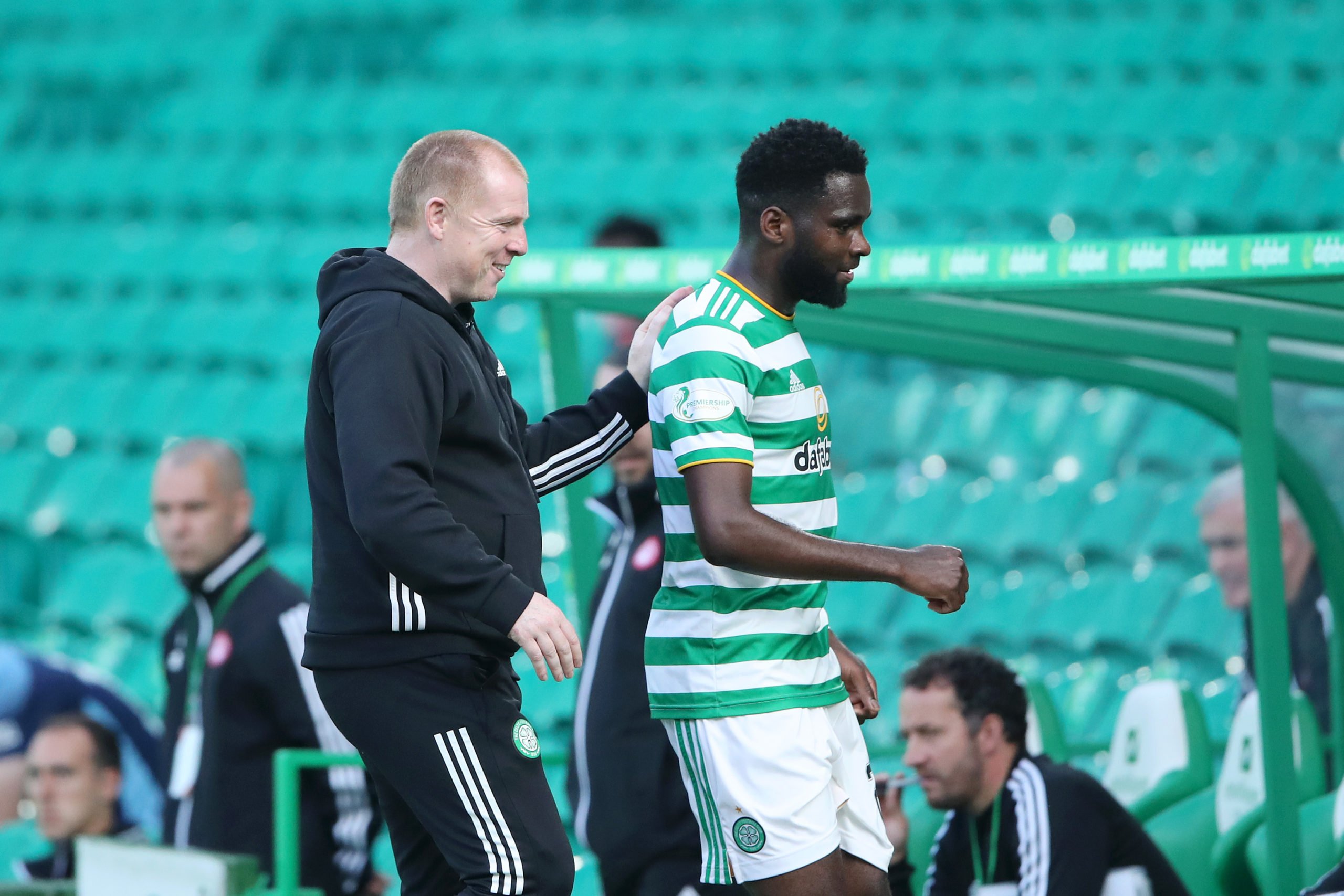 Watch: Edouard, Bitton and Johnston spotted hard at work in Celtic training footage